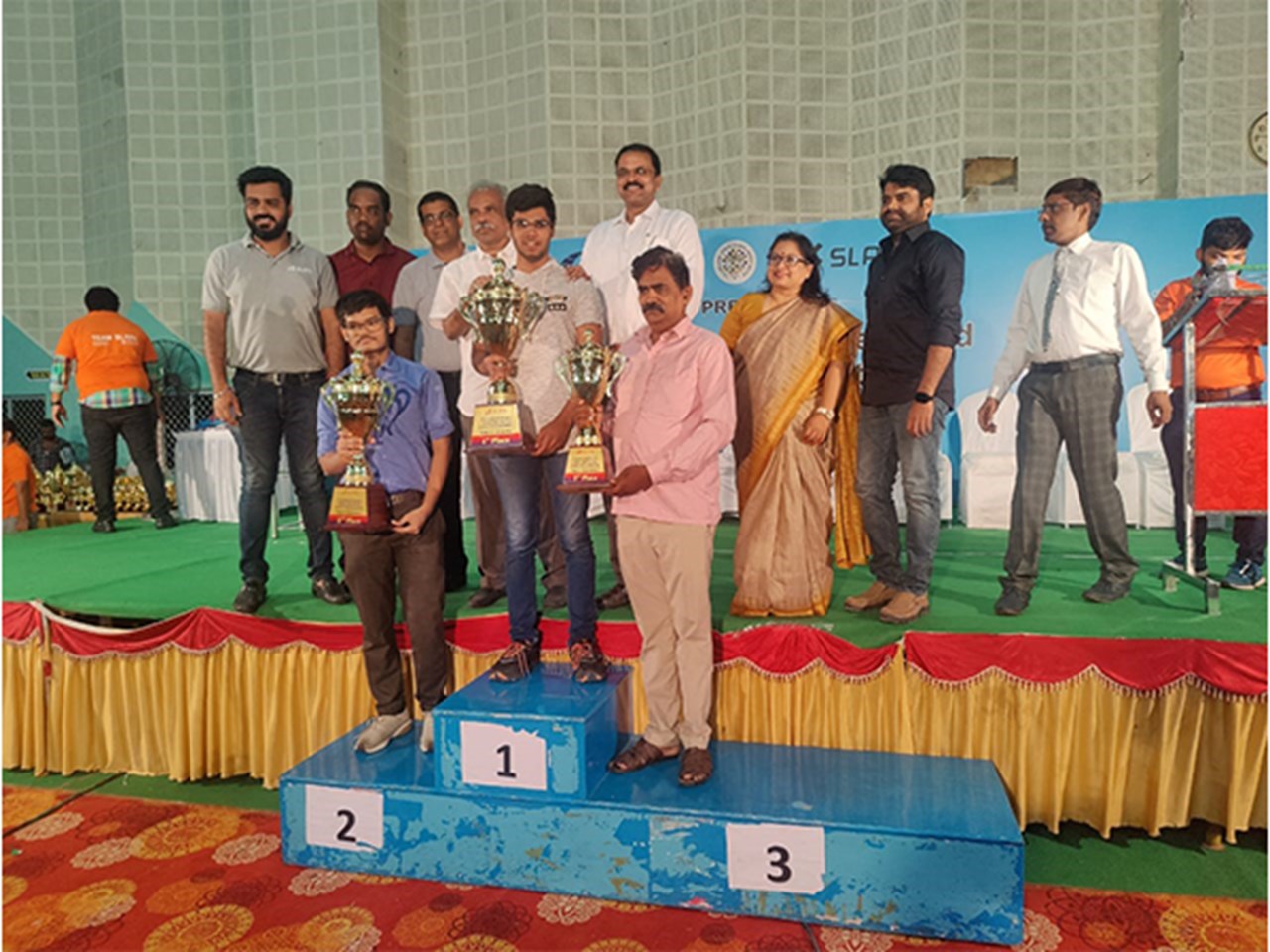 First 1st Prize at All-India Open FIDE Rating Chess Tournament