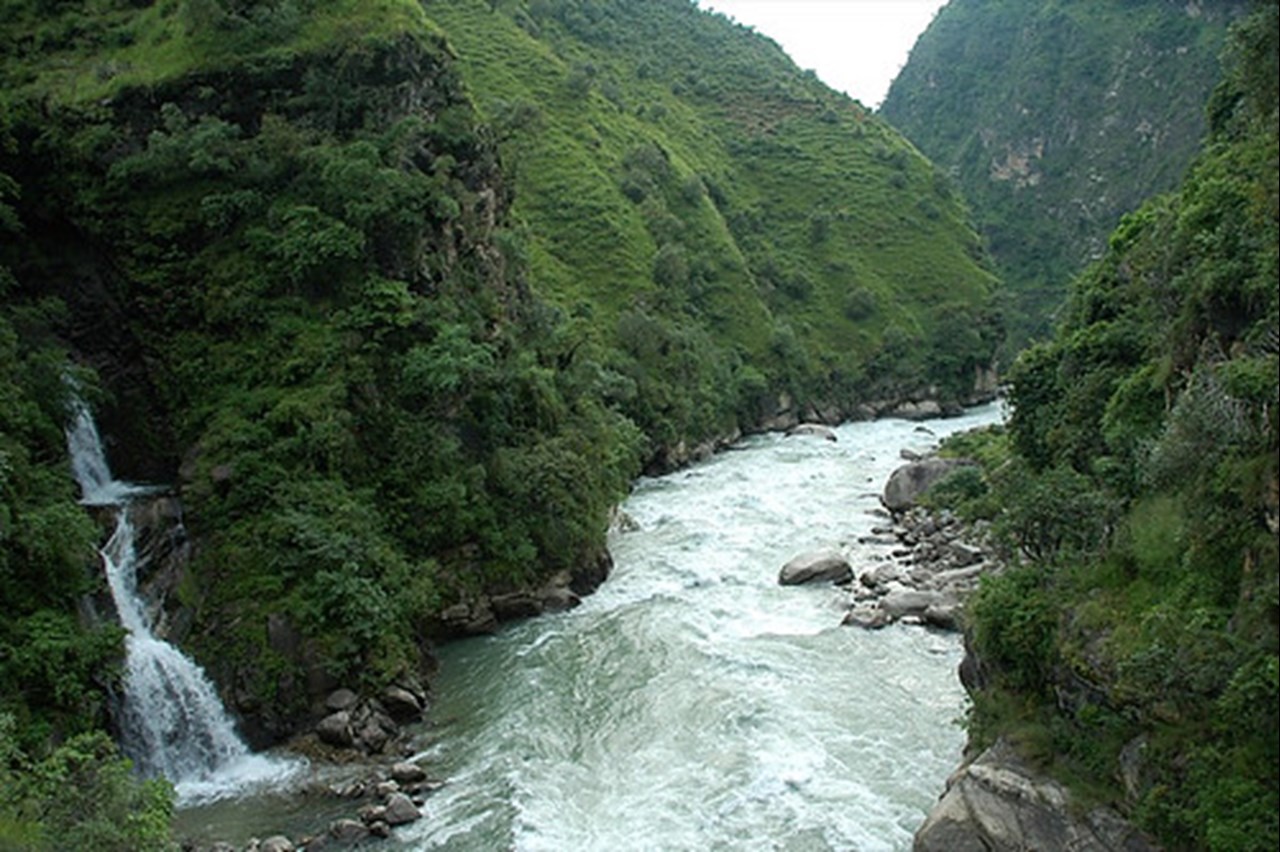 Индия река Непал